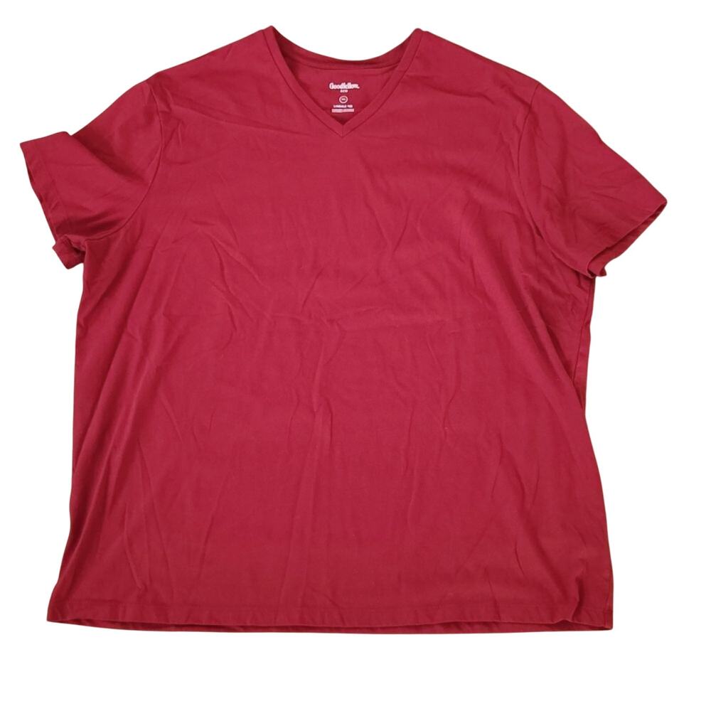 Goodfellow men's XXL red v-neck t-shirt